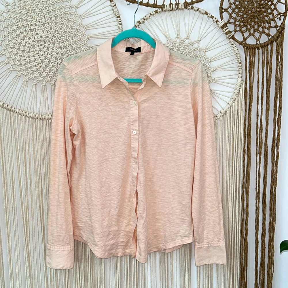 Theory basic button up shirt